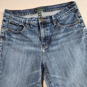 LRL Lauren Jeans Co. Ralph Lauren Blue Denim‎ Bootcut Jeans - Women's Size 12